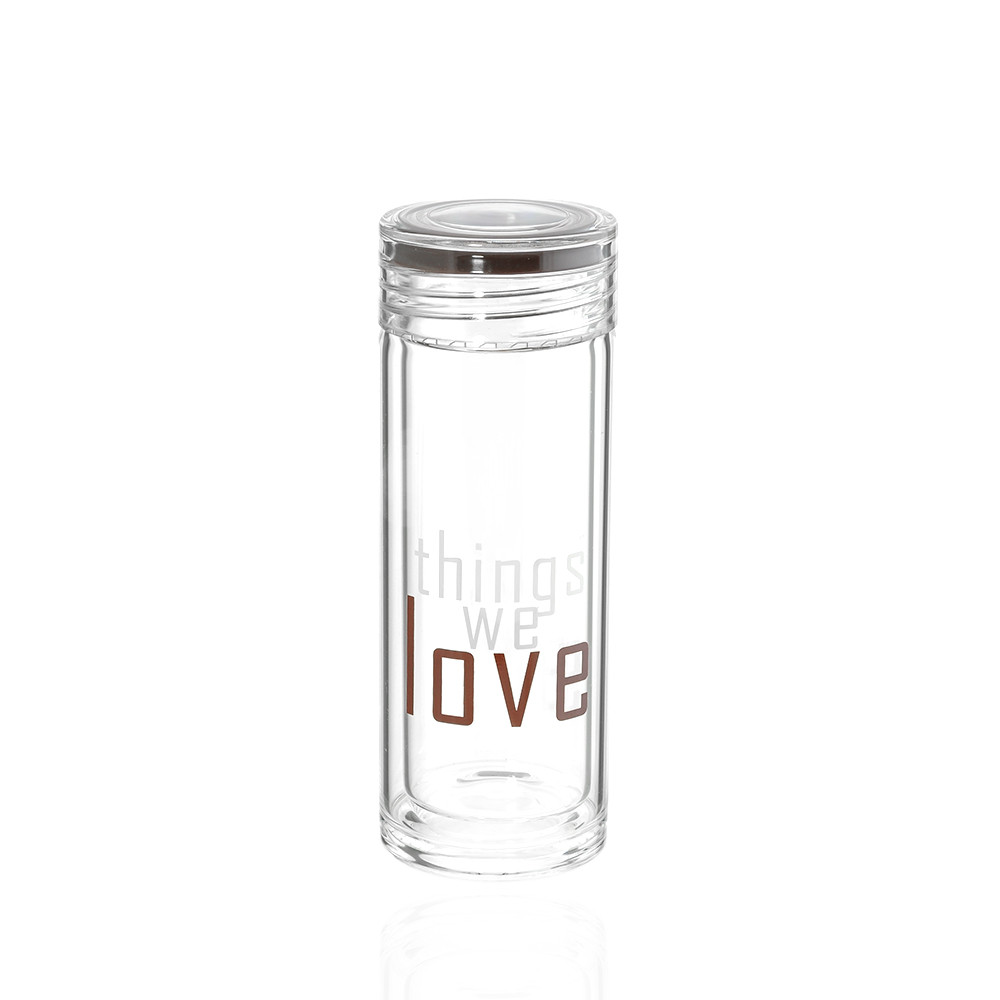 Стеклянная бутылочка для напитков Love 200мл (23280) 2