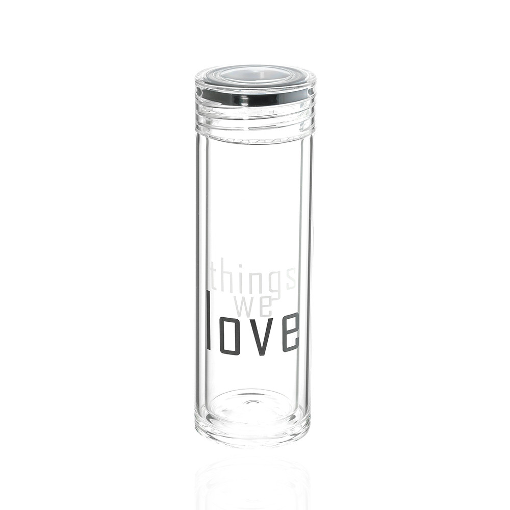 Стеклянная бутылочка для напитков Love 230мл (23281) 4