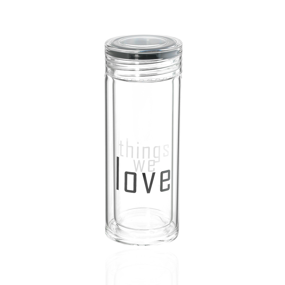 Стеклянная бутылочка для напитков Love 300мл (23282) 5