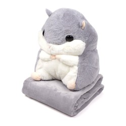 Игрушка-плед Хомяк микрофибра 3в1 21466 (35см)