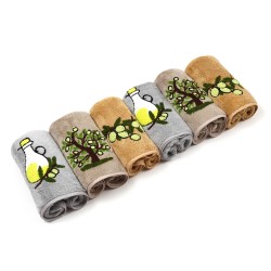 Набор кухонных полотенец из микрофибры 35x70см (29732)
