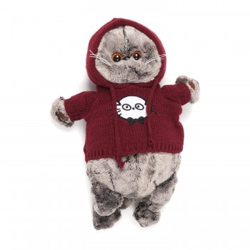 Мягкая игрушка Кот Басик в свитере 30см (27833)