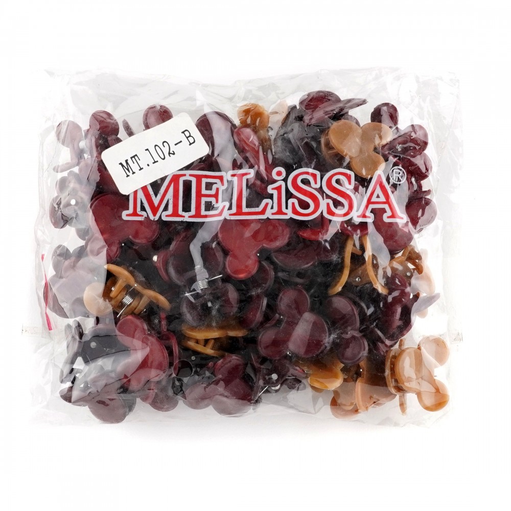 Набор заколок-крабов для волос пластиковый MELiSSA® (10529) 4