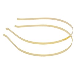 Набор металлических обручей заготовок 0.45см 12шт золотистый (12672)