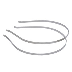 Набор металлических обручей заготовок 0.45см 12шт серебристый (12673)