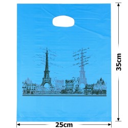 Набор подарочных целлофановых пакетов 25x35см 100шт (15149)